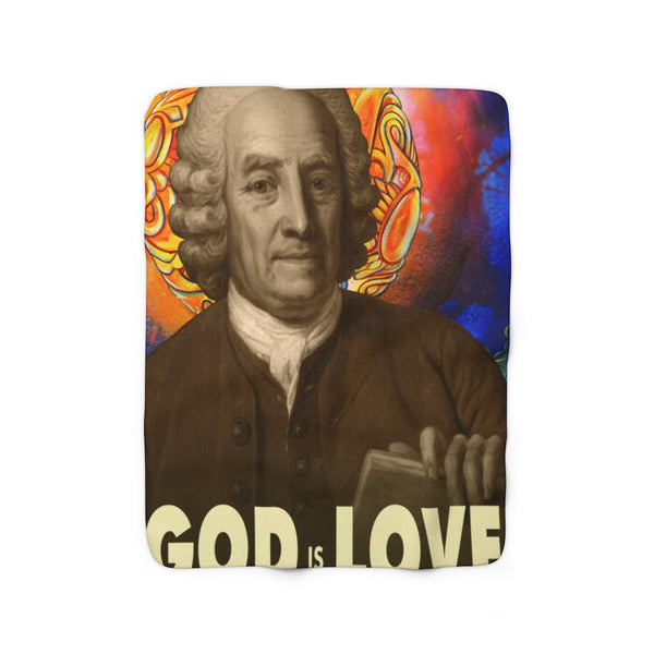 God is Love - Sherpa Fleece Blanket