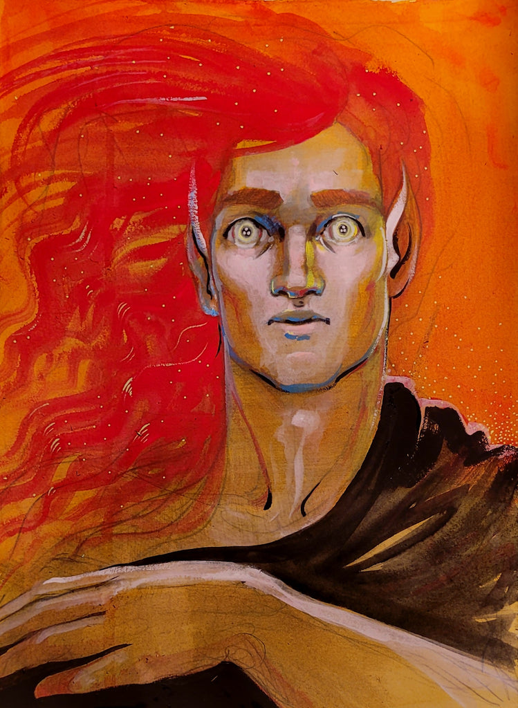 Maedhros - 11x16 - original painting