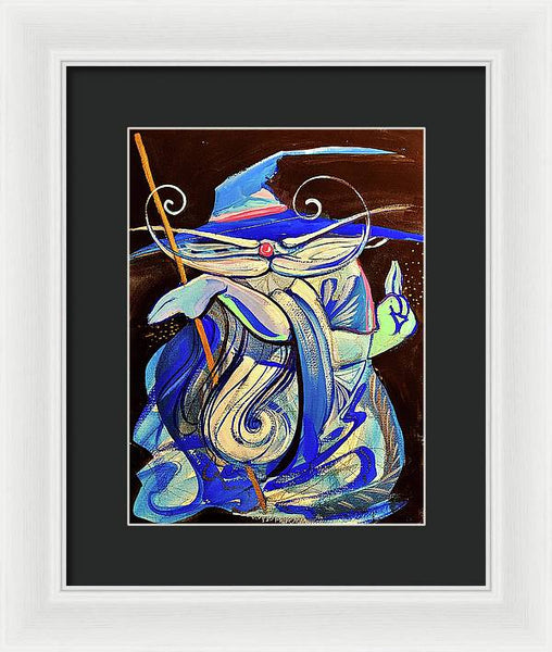 Blue Wizard  - Framed Print