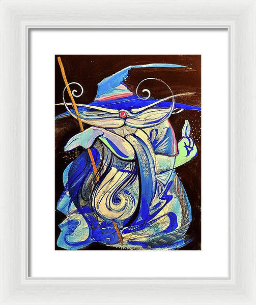 Blue Wizard  - Framed Print