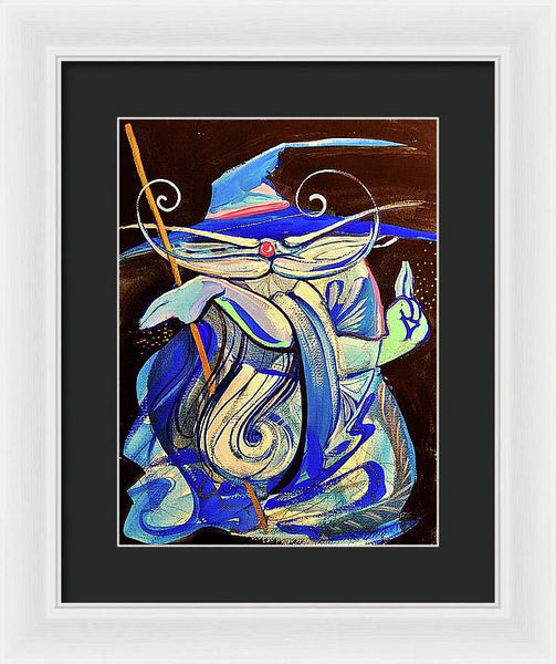 Blue Wizard  - Framed Print