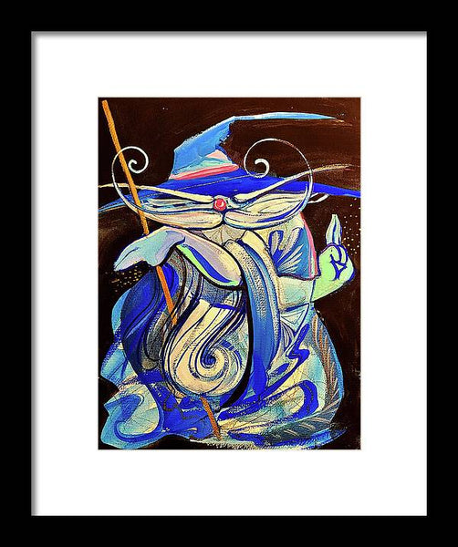 Blue Wizard  - Framed Print