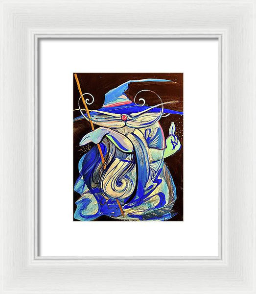 Blue Wizard  - Framed Print