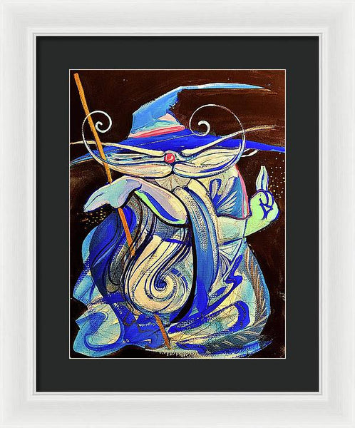 Blue Wizard  - Framed Print