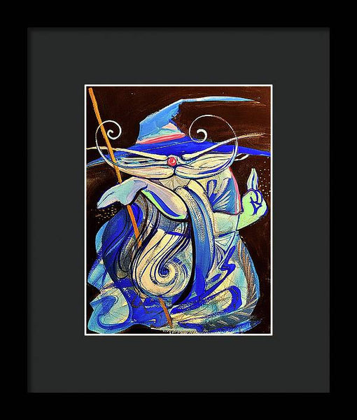 Blue Wizard  - Framed Print