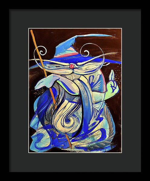 Blue Wizard  - Framed Print