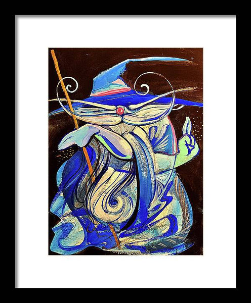 Blue Wizard  - Framed Print