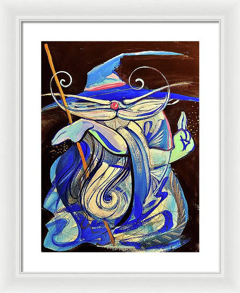 Blue Wizard  - Framed Print