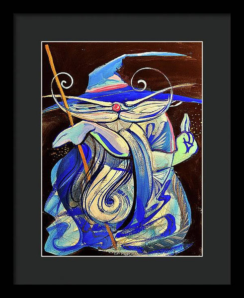 Blue Wizard  - Framed Print