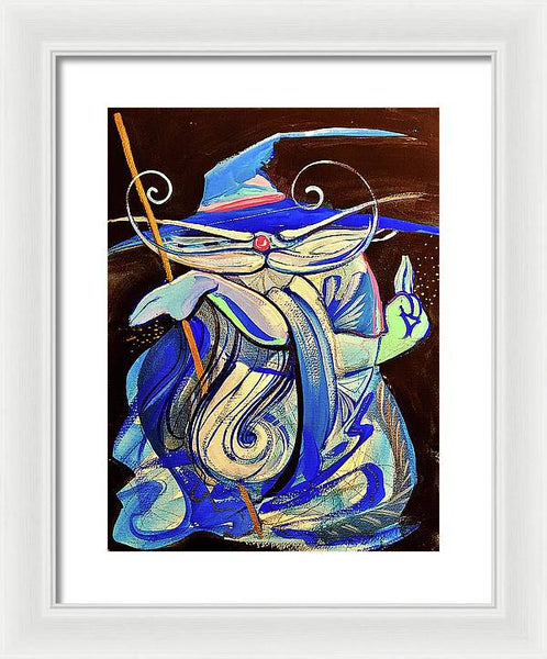 Blue Wizard  - Framed Print