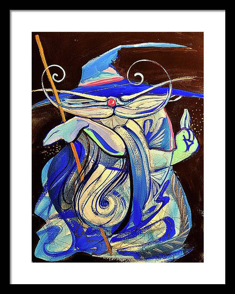 Blue Wizard  - Framed Print