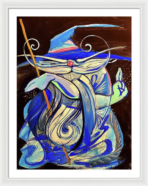 Blue Wizard  - Framed Print