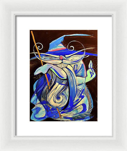 Blue Wizard  - Framed Print