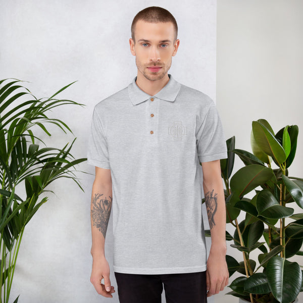 Swedenborg Cross Embroidered Polo Shirt