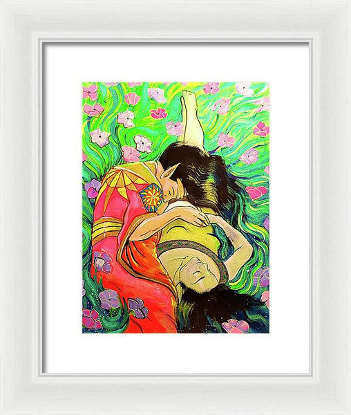 Death in the Garden of Dreams  - Framed Print