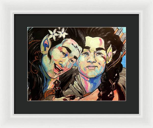 Elladan and Elrohir - Framed Print