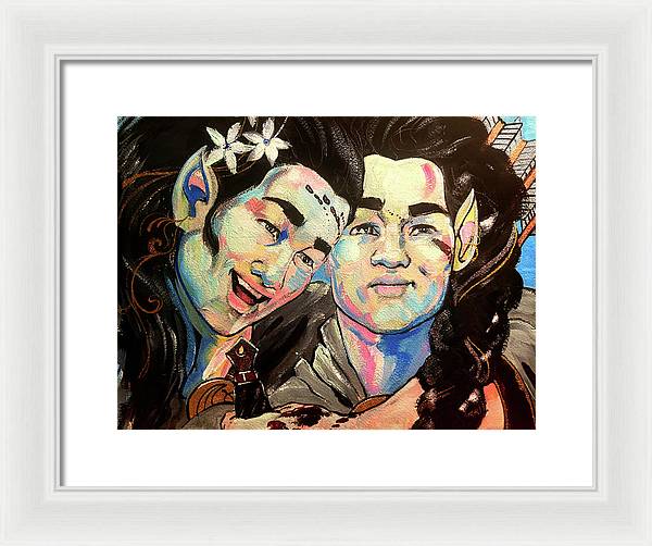 Elladan and Elrohir - Framed Print