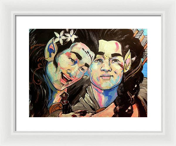 Elladan and Elrohir - Framed Print