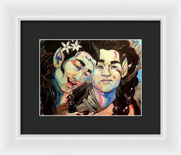 Elladan and Elrohir - Framed Print