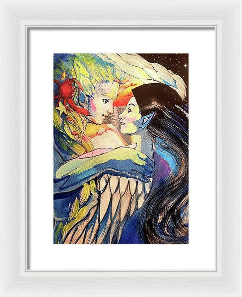 Elwing and Earendil  - Framed Print