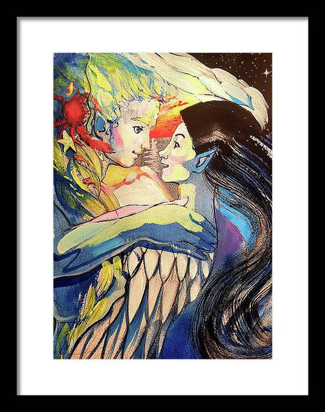 Elwing and Earendil  - Framed Print