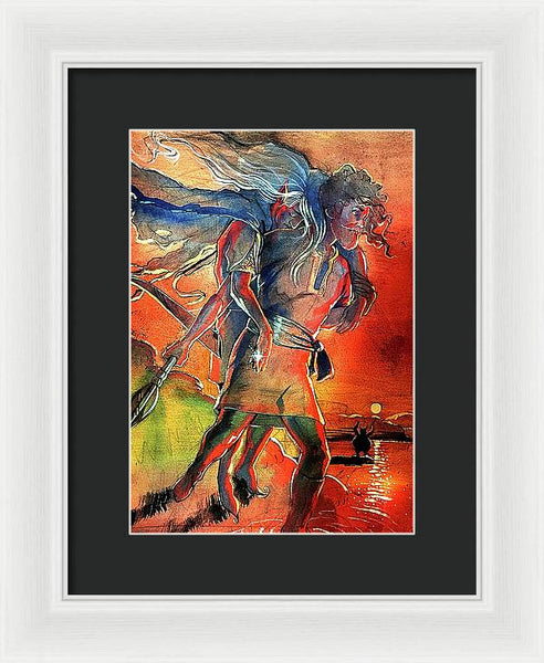 Finrod and Barahir - Framed Print