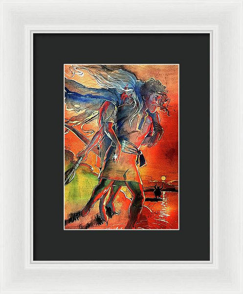 Finrod and Barahir - Framed Print