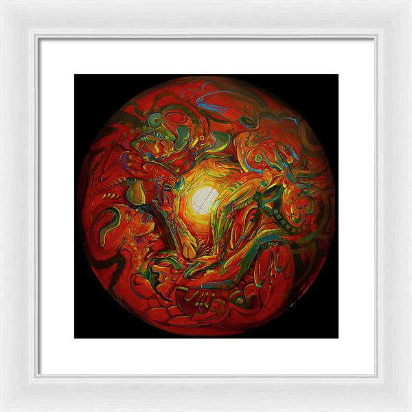 Gyrus - Framed Print