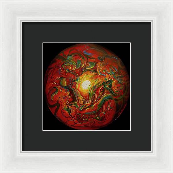 Gyrus - Framed Print