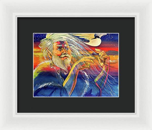 The Last Light in the West - Framed Print